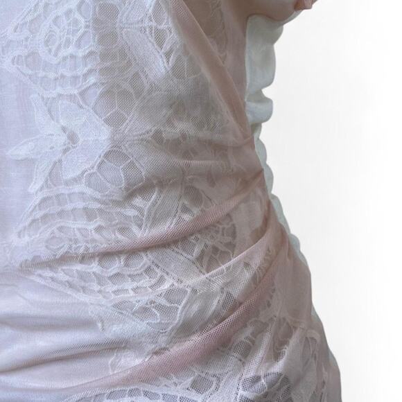 Vintage y2k light pink short sleeve top - Picture 3 of 7